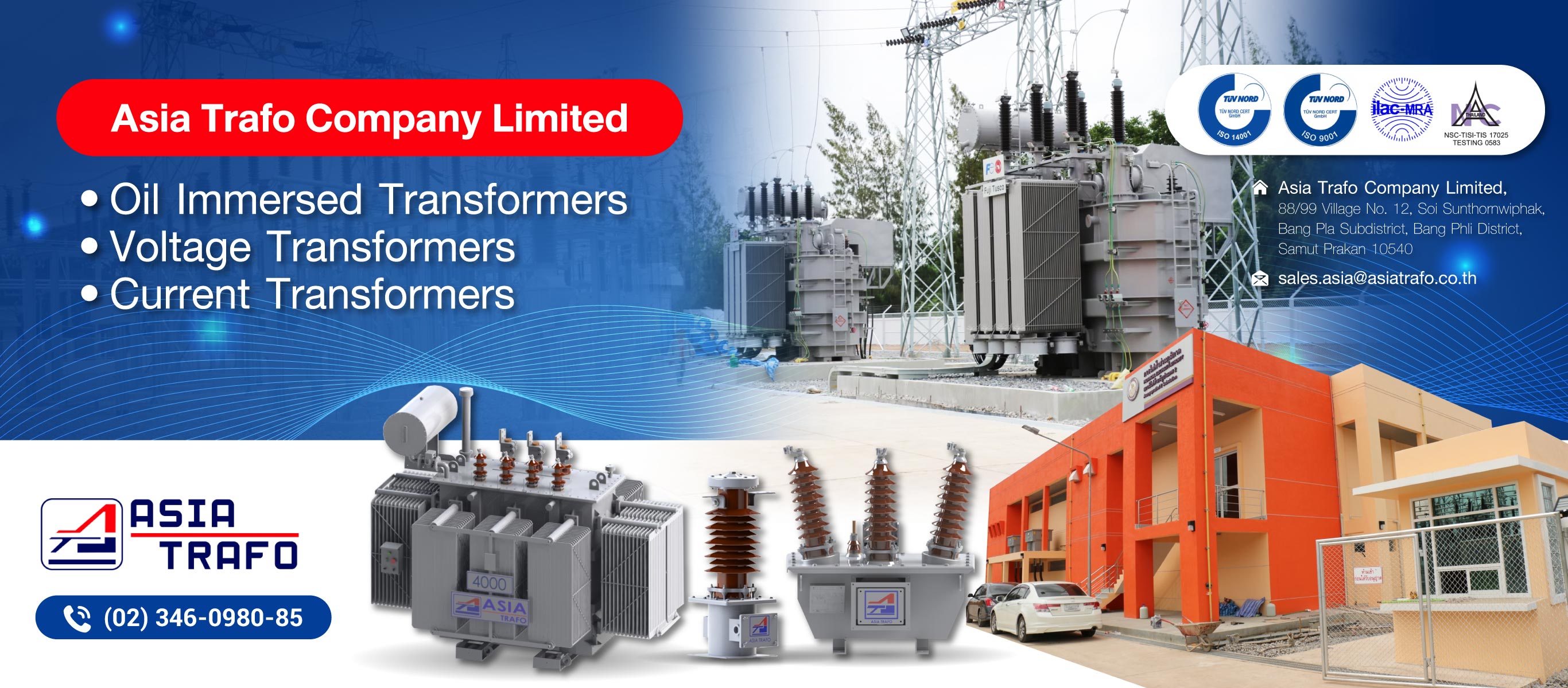 Asia Trafo's electrical transformers